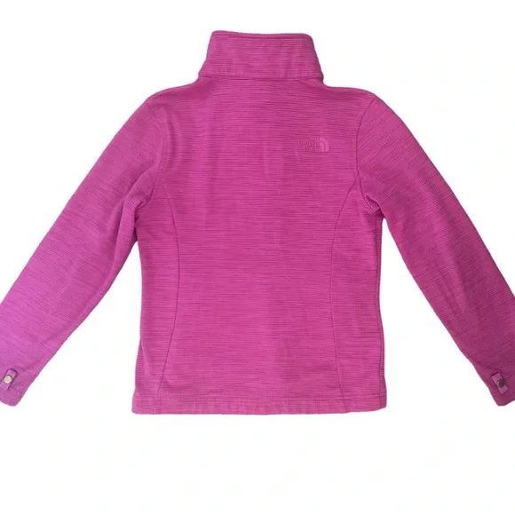 The North Face Fuchsia and Patterned Jackets - Girls Small (7/8) - Picture 3 of 9